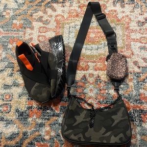 Steve Madden sneaker and crossbody combo